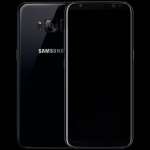 Samsung Galaxy S8 gitzwart iPhone 7 afbeeldingen