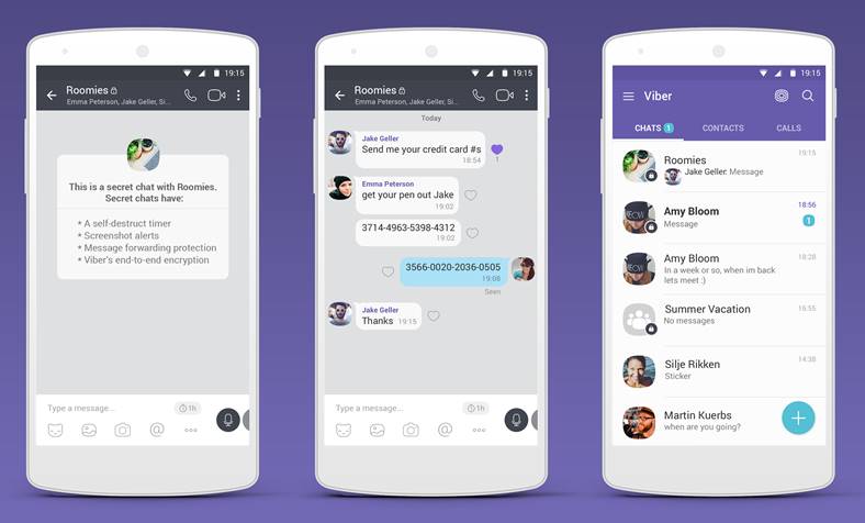 Viber conversations secrètes exploit