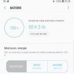 Samsung Galaxy S8 Plus baterie energie