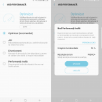 Tryby wydajności Samsunga Galaxy S8 Plus