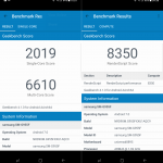 Geekbench-Leistung des Samsung Galaxy S8 Plus