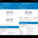 Samsung Galaxy S8 Plus geekbench ydeevne