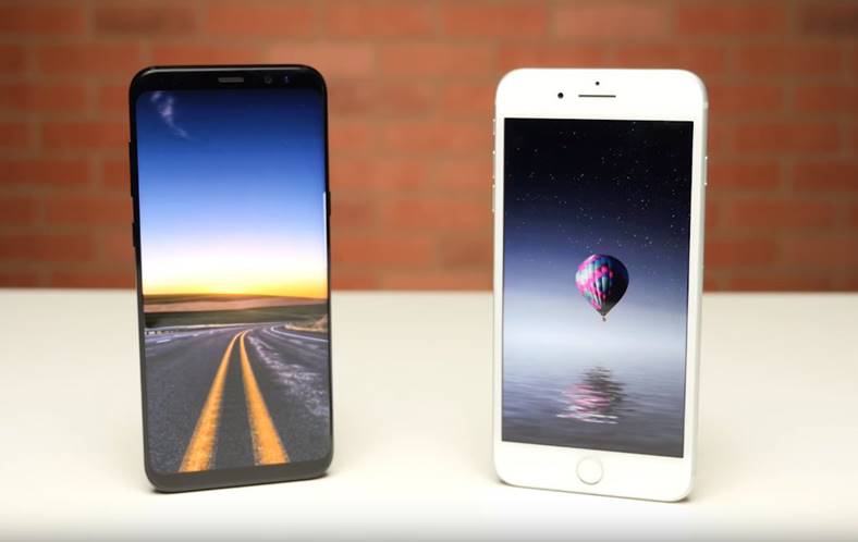 Performances du Samsung Galaxy S8 iPhone 7 Plus