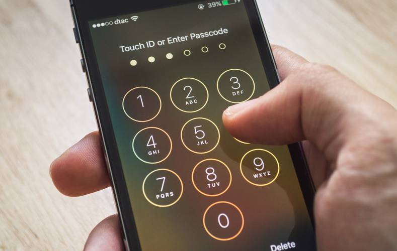 code d'accès de sécurité apple iphone