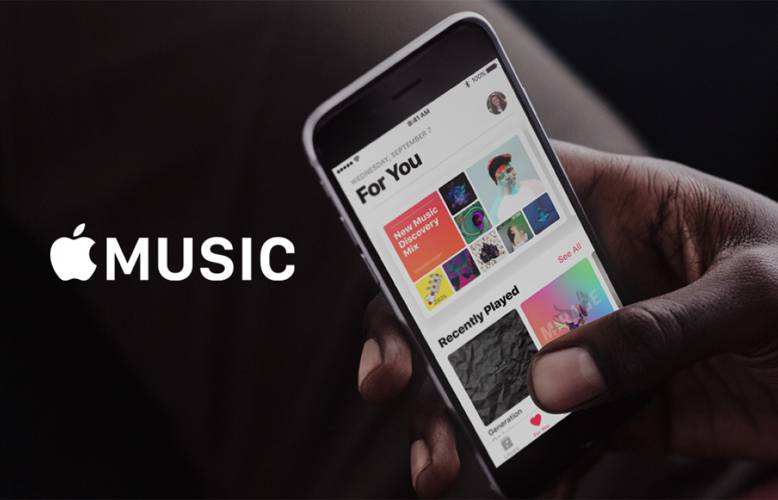 Kleidung der Marke Apple Music