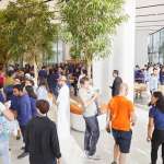 hazaña del centro comercial Apple Store Dubai