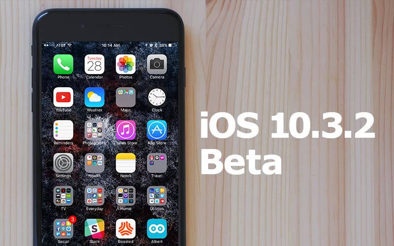 iOS bêta 10.3.2 5