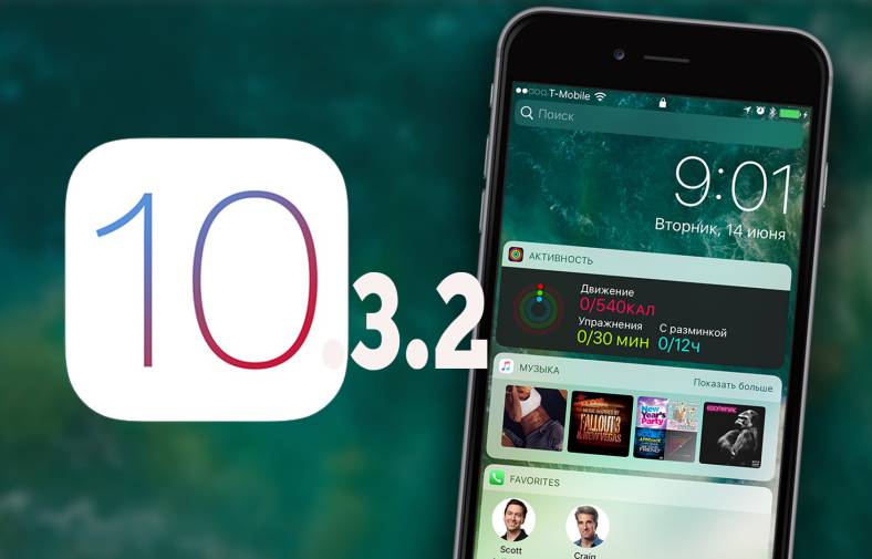 iOS 10.3.2 iPhone 5 iPad