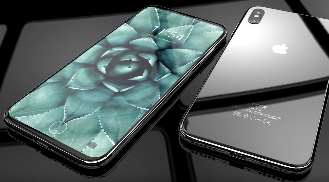 concepto de iphone 8 abril