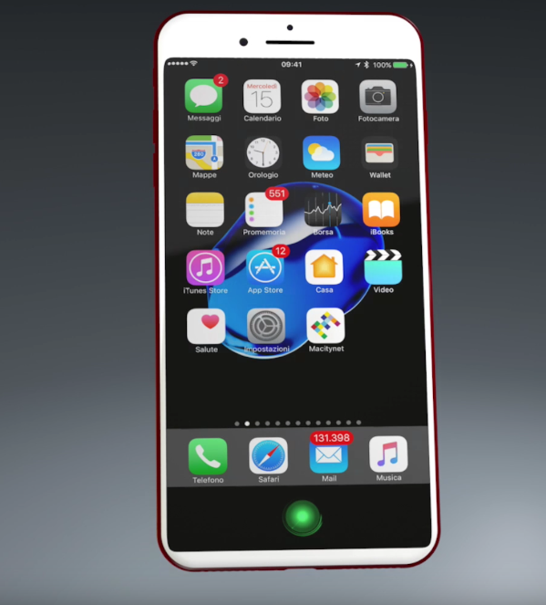 iPhone 8 concept homeknop 4