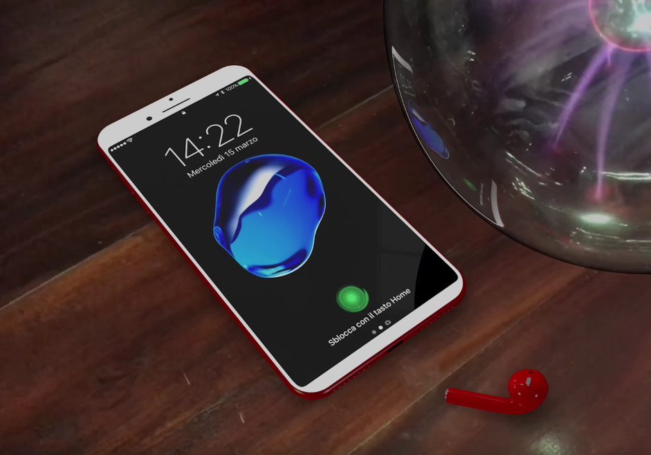 iphone 8 home button concept