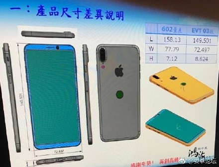 iphone 8 schita design