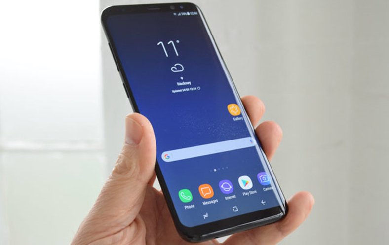 samsung galaxy s8 näytön ongelmia