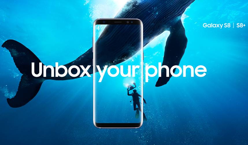 Samsung Galaxy S8 unboxing degli squali