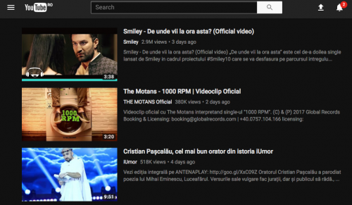 youtube donkere modus