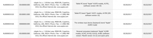 Apple identificatoare ipad mac wwdc 2017