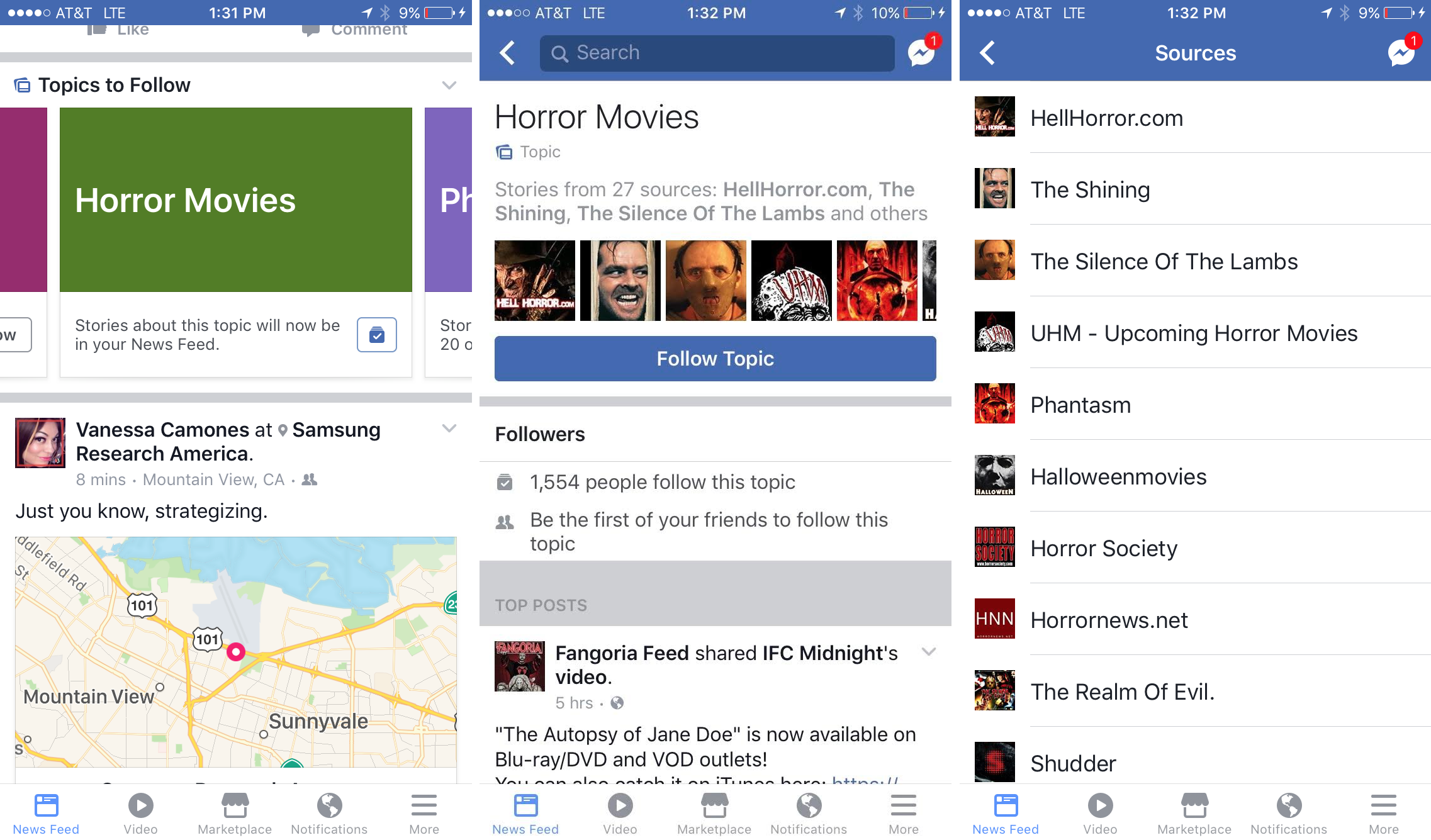 Facebook News Feed teme interes