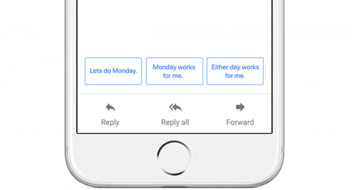 Gmail smart svar iPhone