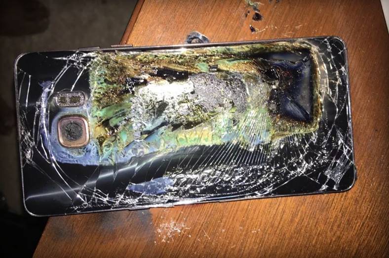 Samsung Galaxy Note 7 proces explozie