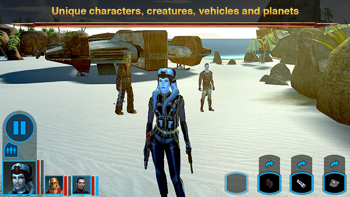 Star Wars Knights of the Old Republic oferta na iPhone'a i iPada