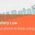 Alarm baterii WhatsApp