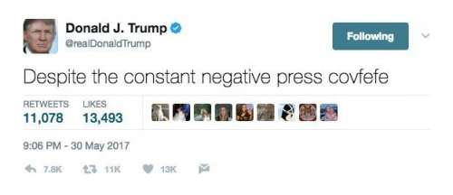 covfefe Donald Trump