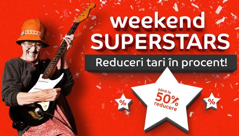 eMAG Weekend superstars reduceri romania