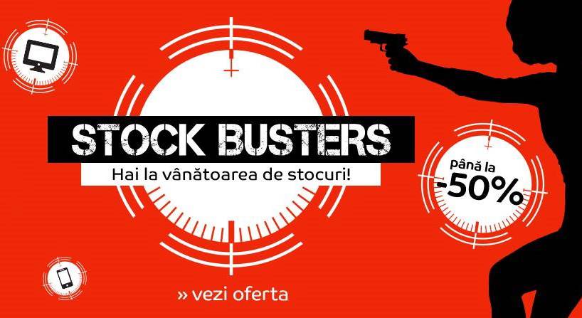 eMAG reduceri stock busters mai