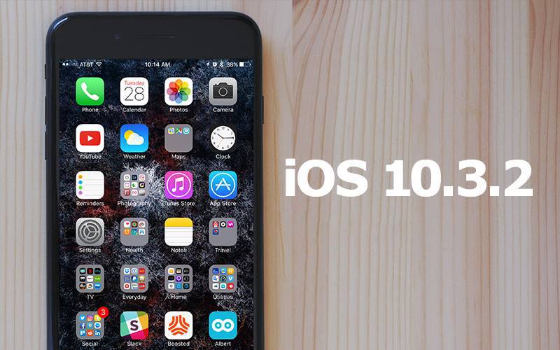iOS 10.3.2 rapid iOS 9.3.2 performante iPhone