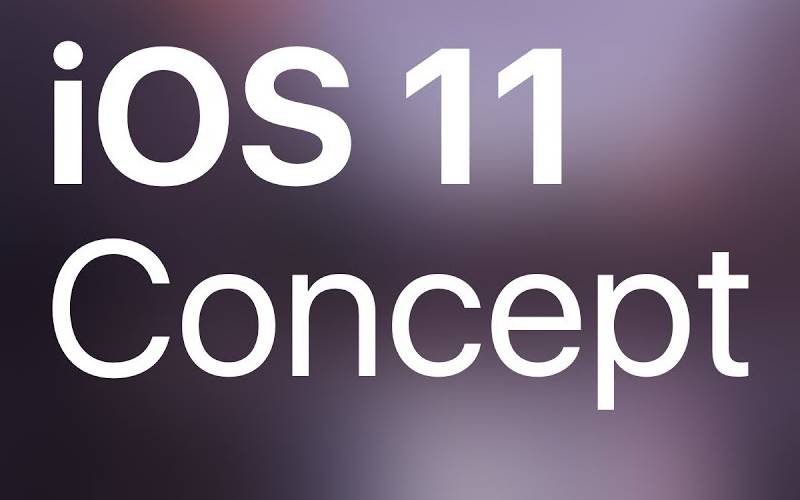 iOS 11 användbart koncept