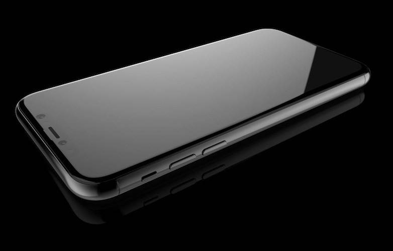 iPhone 8 toont grafisch ontwerp