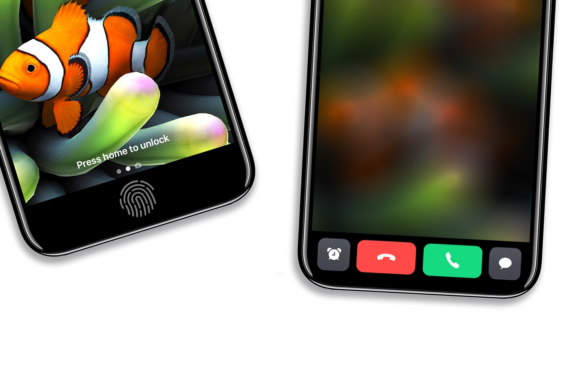 Interface laide du concept iPhone 8