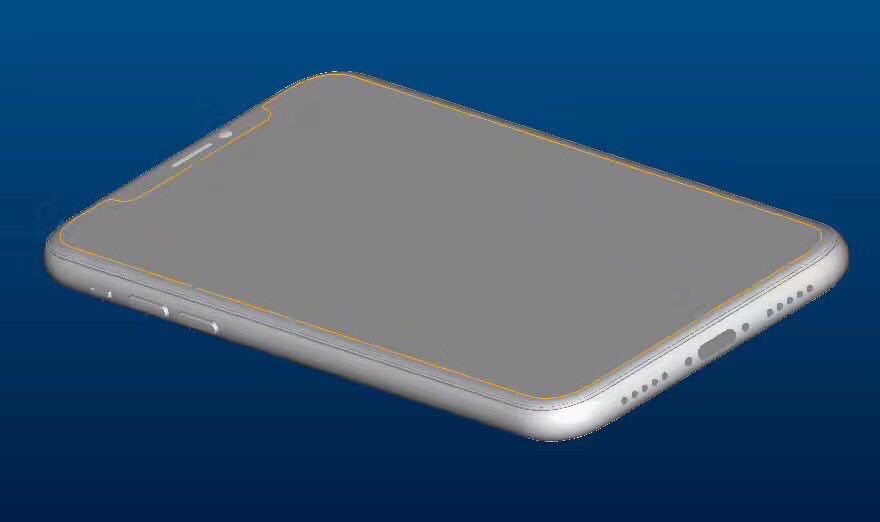 iPhone 8 schita design