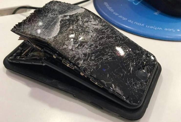 hazaña de llamada de explosión de iPhone 7