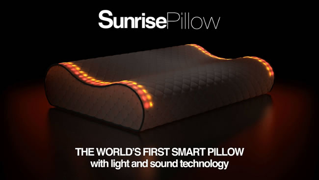 Sunrise Pillow das intelligente Aufwachkissen