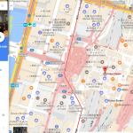 Google Maps metrostation kort