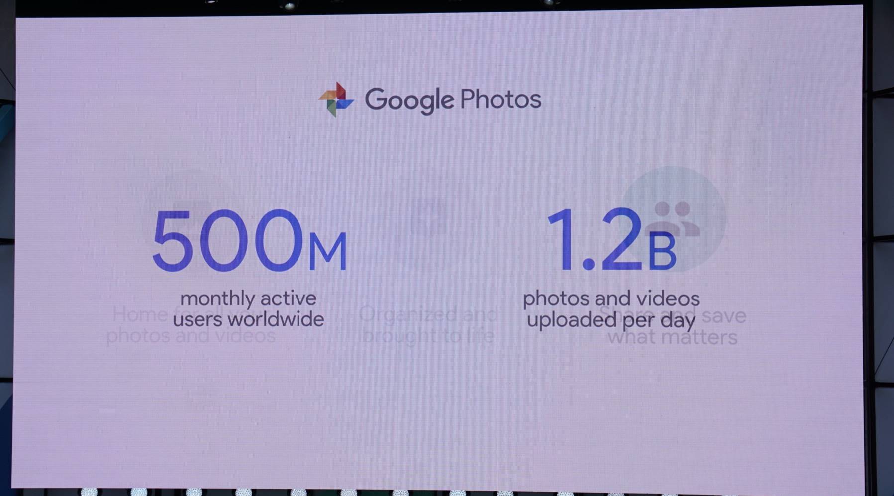 Google Fotos mil millones de instalaciones