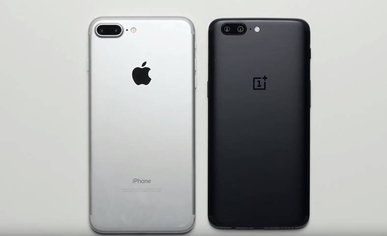 OnePlus 5 iphone 7 plus suorituskyky