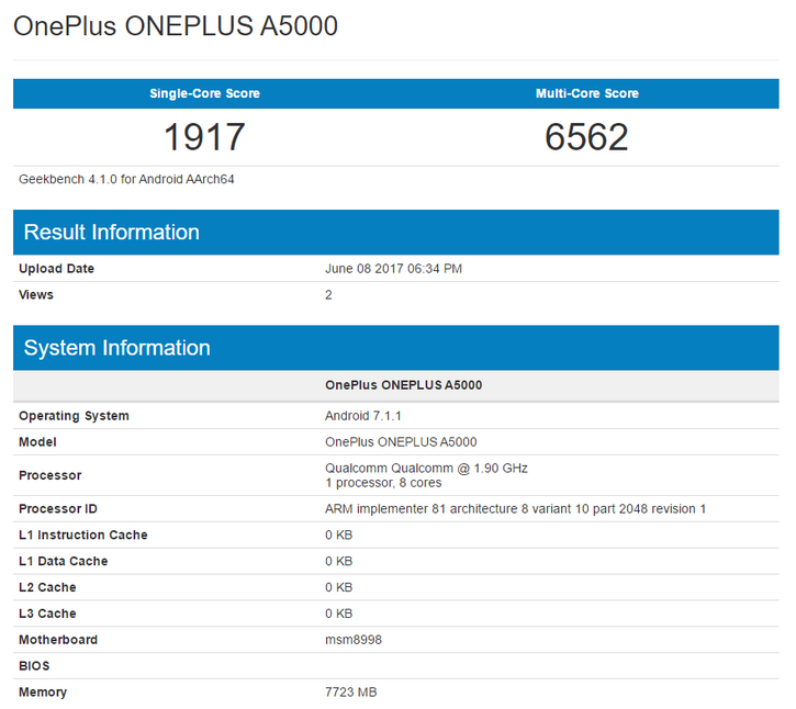 OnePlus 5 performante iPhone 7 Plus