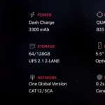 OnePlus 5 tekniset