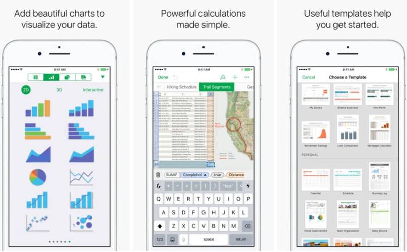 Pages, Keynote, Numbers opdatering iPhone