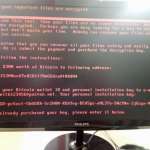 Petya ransomware attack