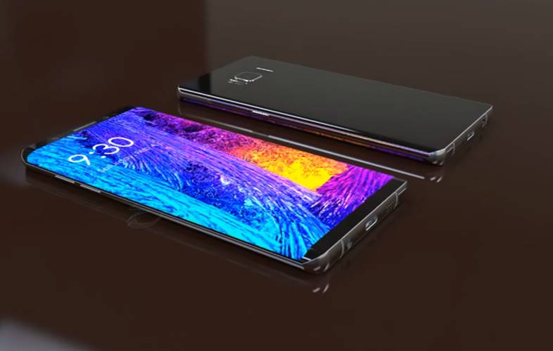 Samsung Galaxy Note 8 dubbelkamera fingeravtrycksläsare