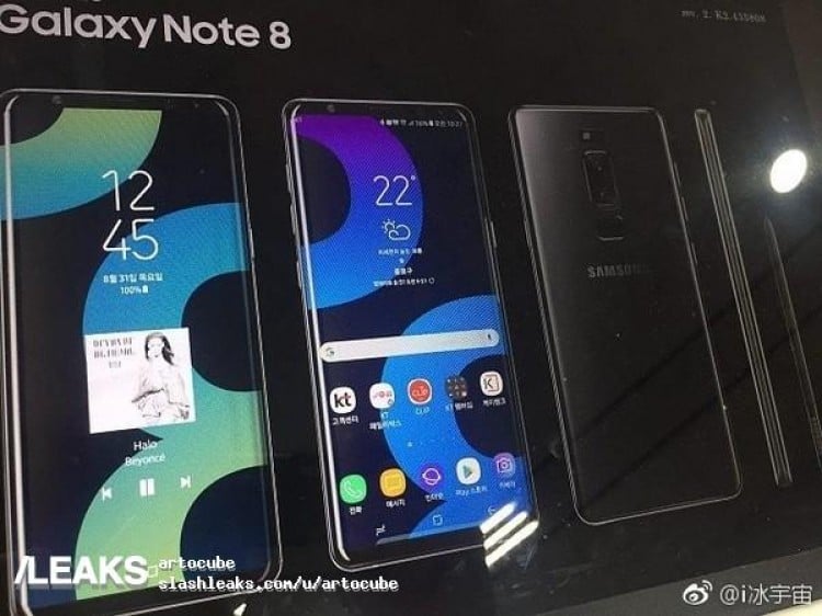 Samsung Galaxy Note 8 imagen de prensa