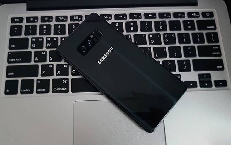 Designspezifikationen für das Samsung Galaxy Note 8