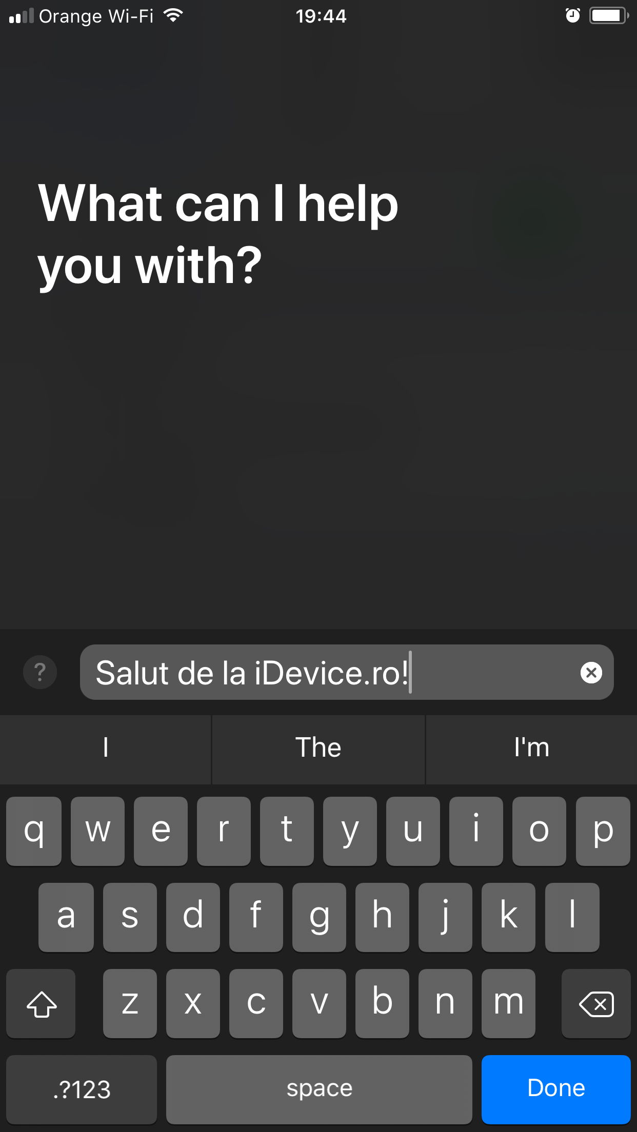 iOS 11 Siri typing commands