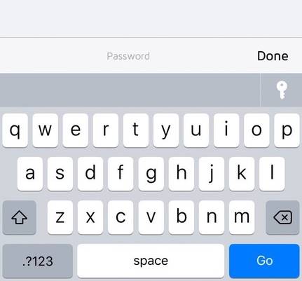 iOS 11 autocompletare parole aplicatii