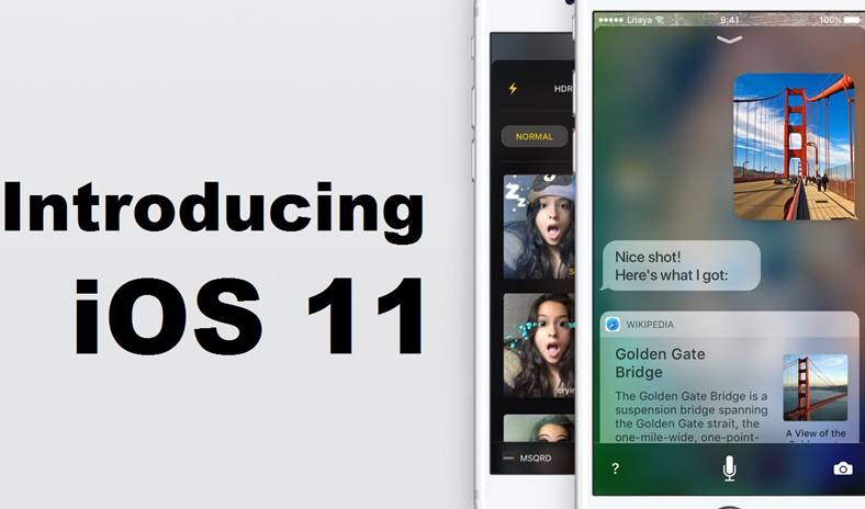 Novità concettuali iOS 11 iPhone iPad