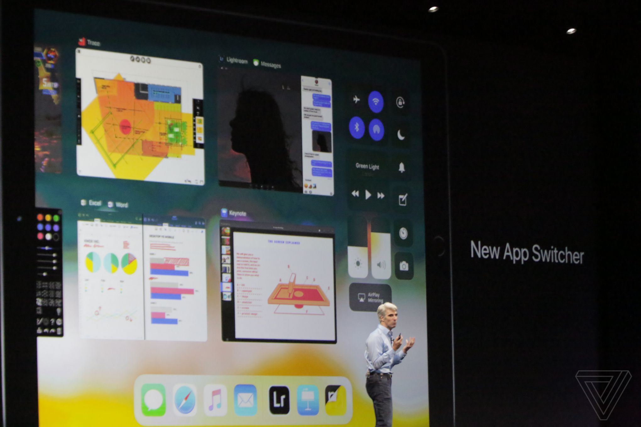 iOS 11 docka iPad 1