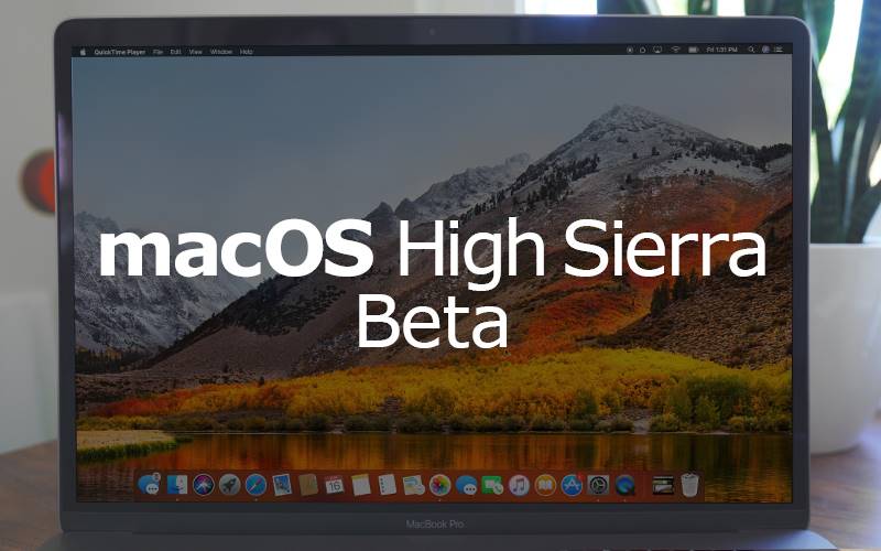 macOS High Sierra openbare bèta 1